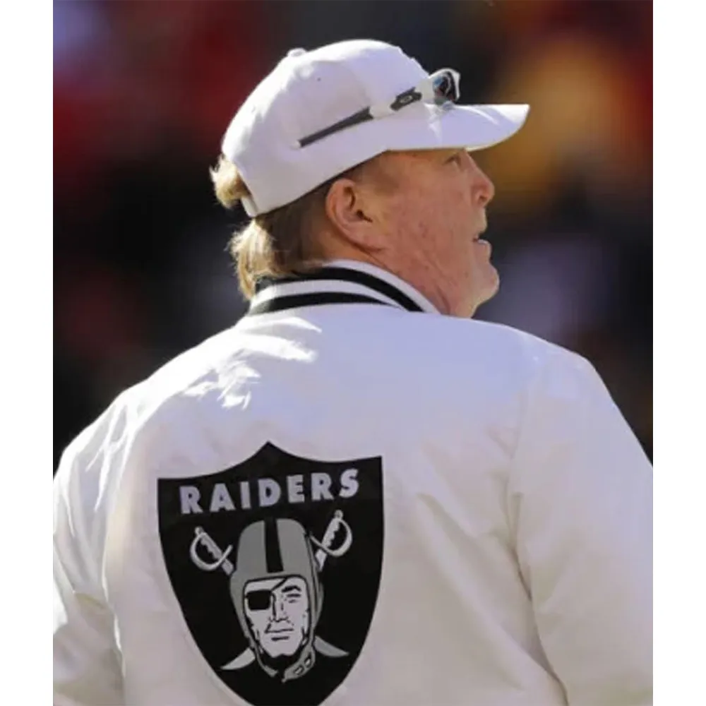 Mark Davis Las Vegas Raiders White Jackets