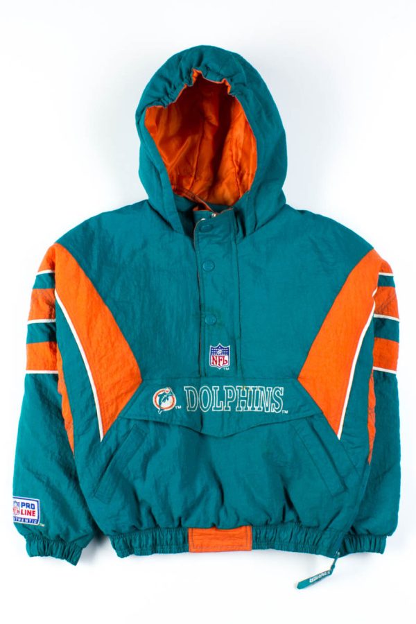 Miami Dolphins Pullover Starter Nylon Jacket