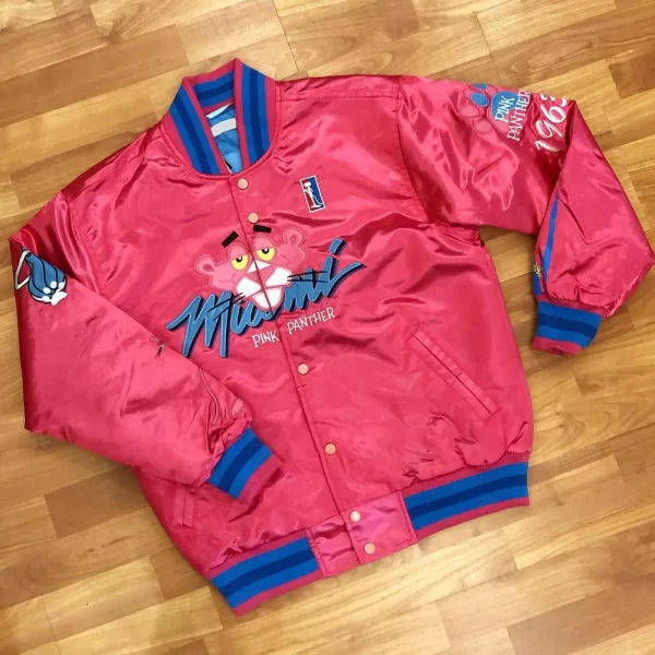 Miami Pink Panther Satin Jacket