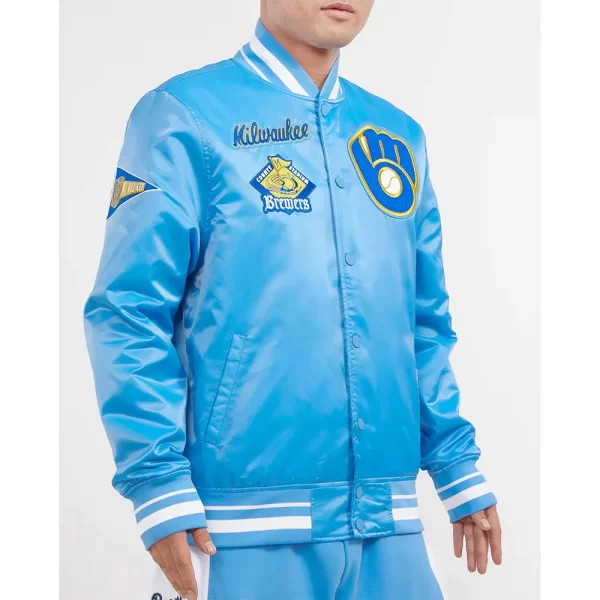 Milwaukee Brewers Retro Classic Rib Jacket