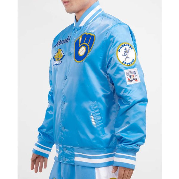 Milwaukee Brewers Retro Classic Rib Jackets