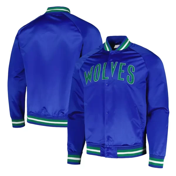 Minnesota Timberwolves Throwback Wordmark Jacket