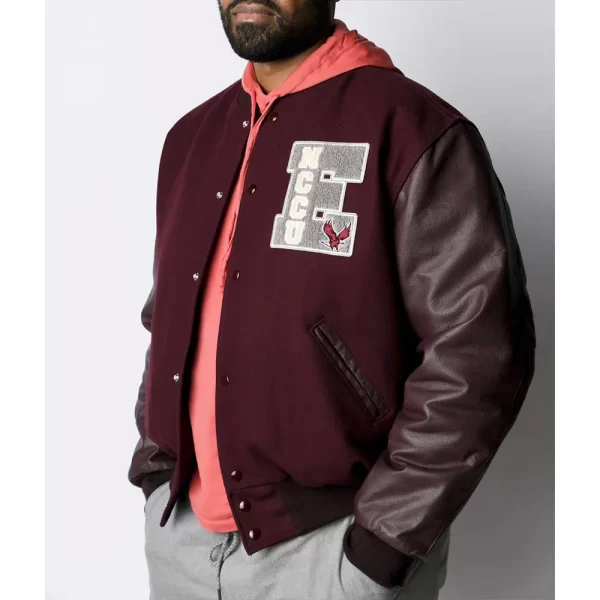 NCCU Eddie&Day Wool Varsity Jacket