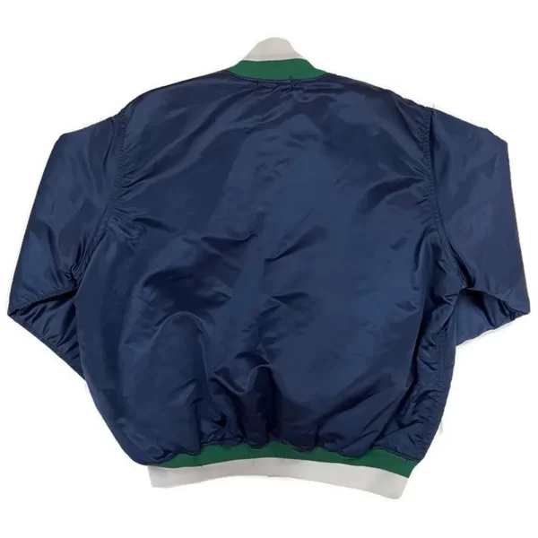 Navy Blue Satin Bomber 90’s Tacoma Rainiers Jacket