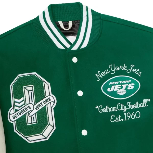 OVO NY Jets Green Varsity Jackets