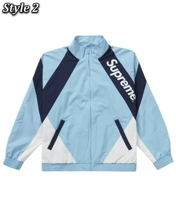 Paneled Supreme Track Cotton Jacket