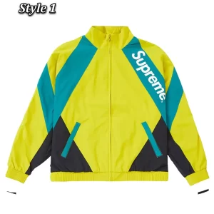 Paneled Supreme Track Cotton Jacket