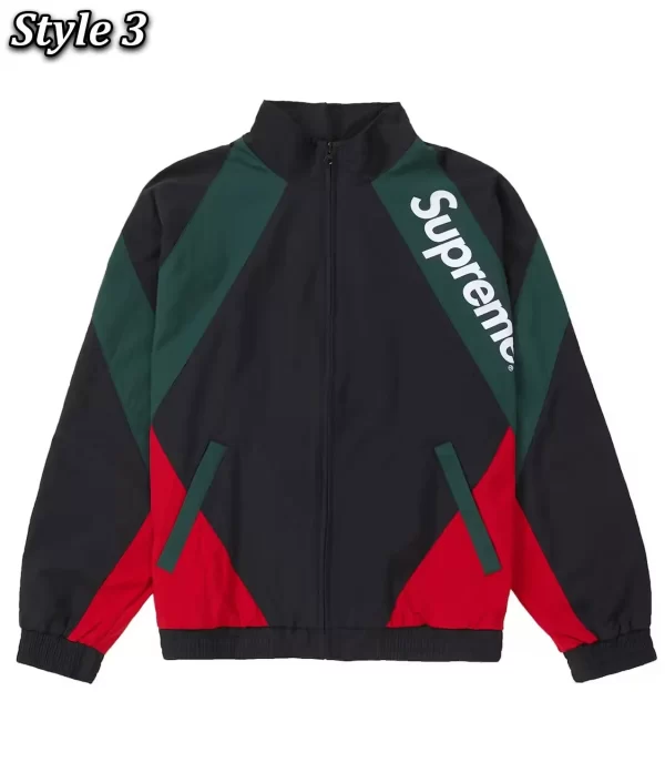 Paneled Supreme Track Cotton Jacket