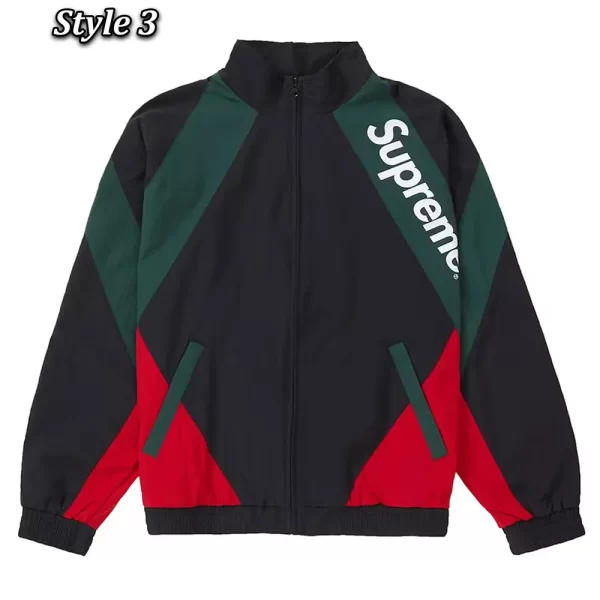 Supreme Paneled Cotton Track Full-Zip Jacket