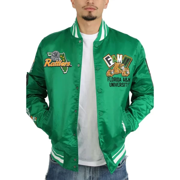 Rattlers Florida A&M University Green Jacket