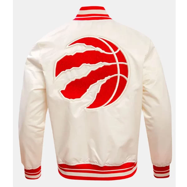 Retro Toronto Raptors Classic Rib Full-Snap Satin Jacket