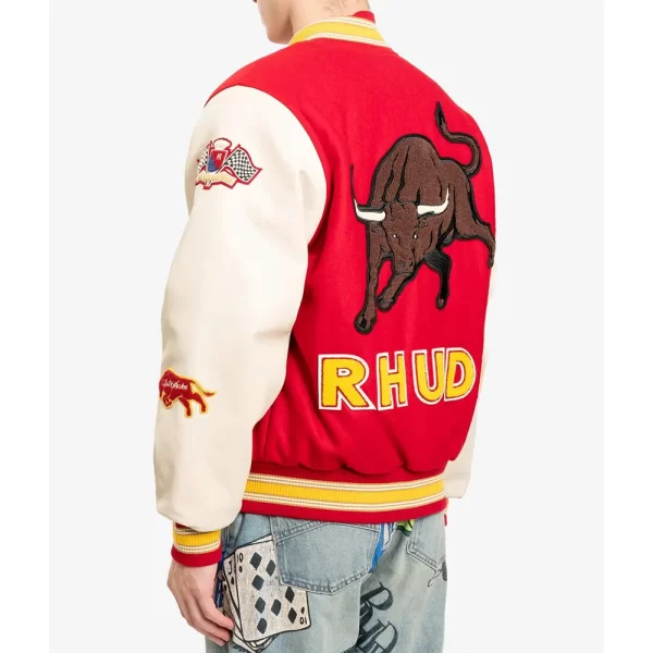 Rhude Bull Market Varsity Jacket