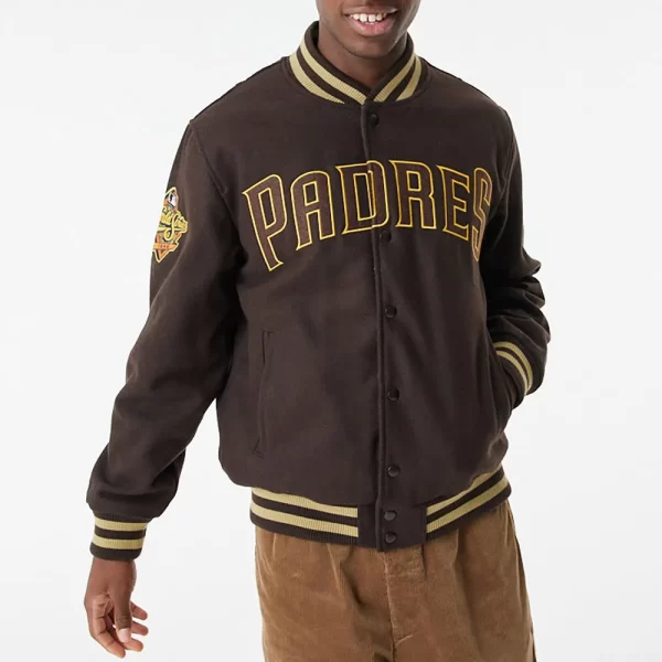 San Diego Padres Brown Varsity Wool Jacket