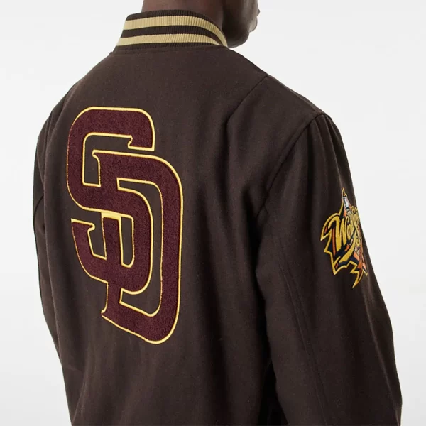 San Diego Padres Brown Varsity Wool Jackets