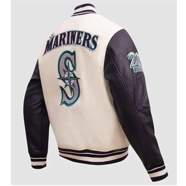 Seattle Mariners Retro Classic Rib Varsity Jackets