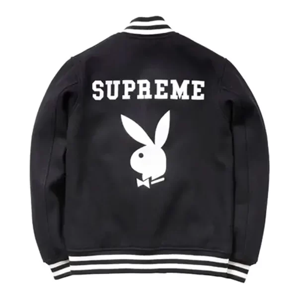 Supreme Playboy Wool Full-Snap Varsity Jacket