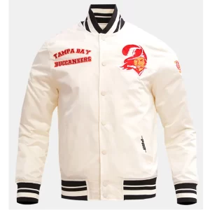 Tampa Bay Buccaneers Retro Classic Rib Satin Jacket