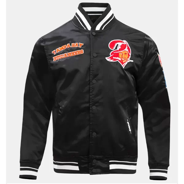 Tampa Bay Buccaneers Retro Classic Rib Satin Jacket