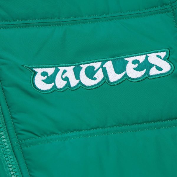 The Clutch Vintage Logo Philadelphia Eagles Puffer Vest