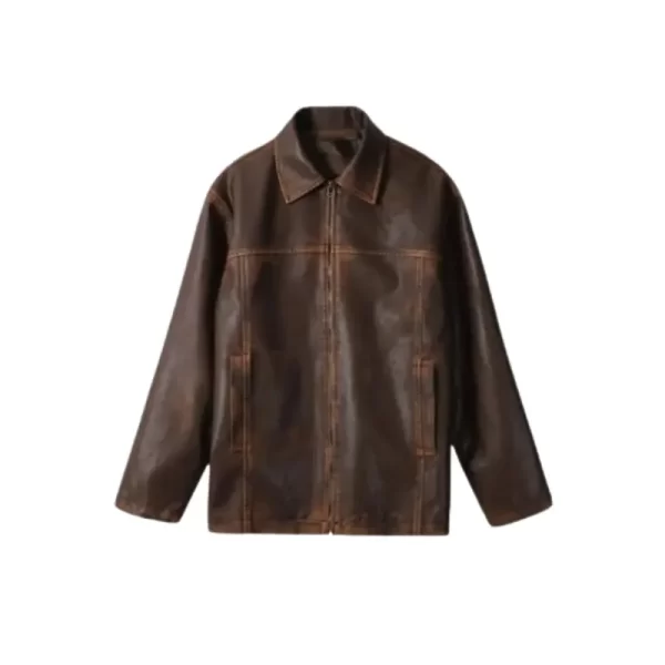 The Verlin Brown Leather Jacket