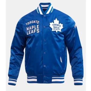 Toronto Maple Leafs Retro Classic Rib Satin Jacket