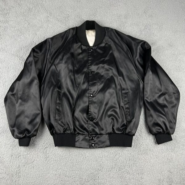 VINTAGE Auburn Sportswear Bomber Black Jacket