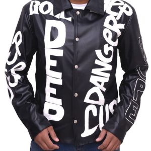 Vanilla Ice Cool As Ice Black Leather Jacket