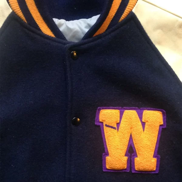 Washington Huskies Navy & White Varsity Jacket