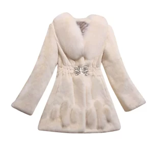 Women Lady Winter Warm Outwear Coat Plush Jacket