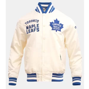 Toronto Maple Leafs Retro Classic Rib Satin Jacket