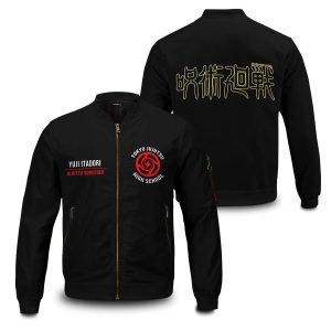 Anime Personalized Tokyo Jujutsu High Bomber Black Jacket