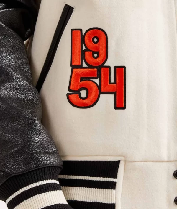 Baltimore Orioles Black & Off White Varsity Jacket