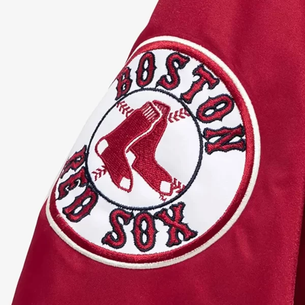 Boston Red Sox Red Cooperstown Satin Jackets