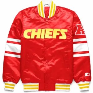 Cheerleaders Kansas City Chiefs Red Satin Jacket