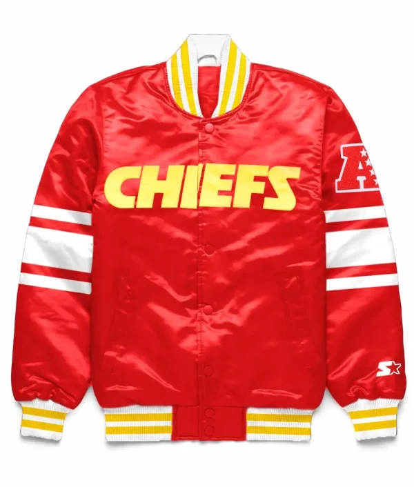 Cheerleaders Kansas City Chiefs Red Satin Jacket