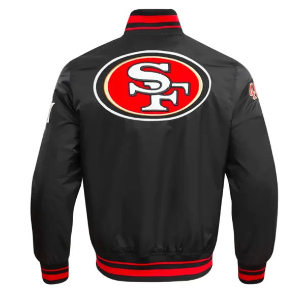 Chenille Patches San Francisco 49ers Mashup Satin Jacket