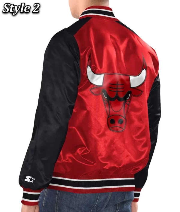 Chicago Bulls Renegade Satin Varsity Jackets