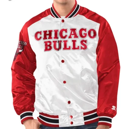 Chicago Bulls Renegade Varsity Satin Jacket