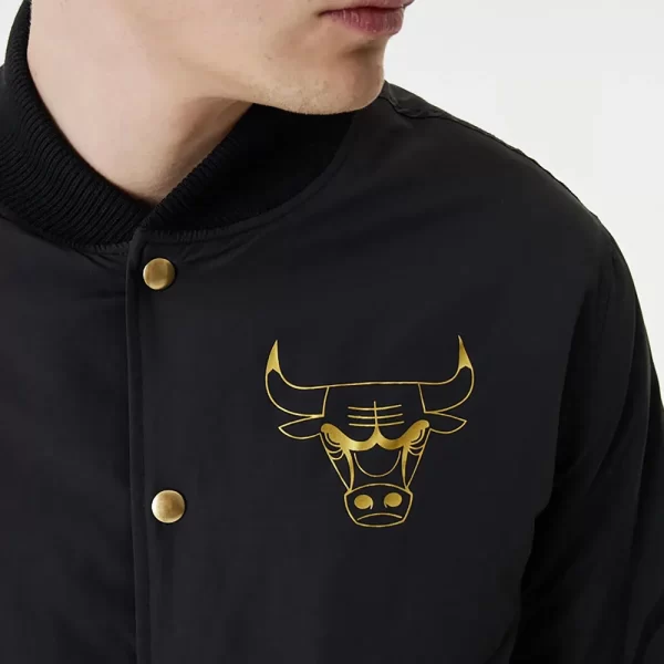 Chicago Bulls Team Script Bomber Jacket