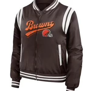 Cleveland Browns Bomber Full-Zip Jacket
