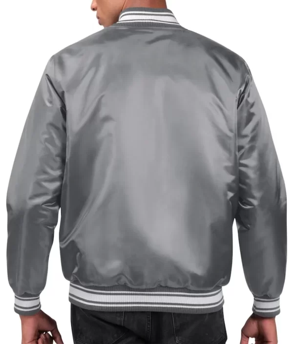 Gray Locker Room Tampa Bay Buccaneers Satin Jacket