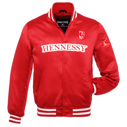 Lebron James Hennessy Red Satin Jacket