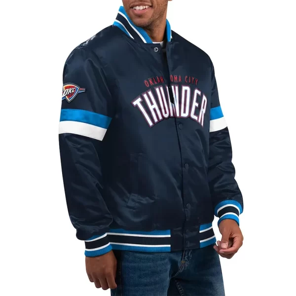 Home Game Oklahoma City Thunder Navy Blue Jacket