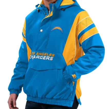 Home Team Los Angeles Chargers Blue Hoodie Jacket