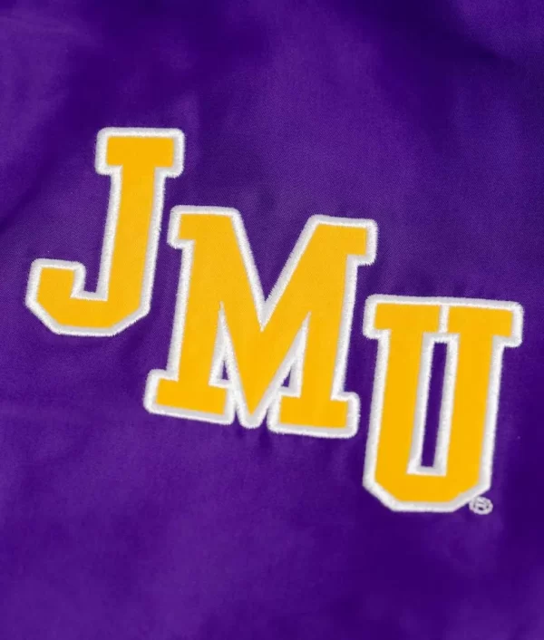 James Madison Dukes Script Purple Jacket