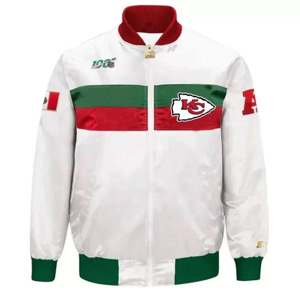 Kansas City Chiefs Mexico 2019 White Jacket