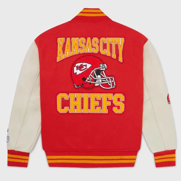 Kansas City Chiefs OVO Red Varsity Wool Jacket