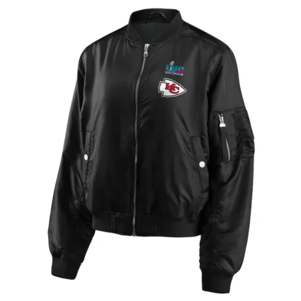 Kansas City Chiefs Super Bowl LVII Champions Black Bomber Jacket
