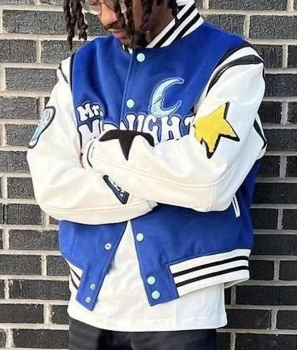 Mr. Midnight Under The Moon Varsity Jacket