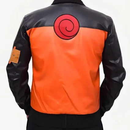 Naruto Shippuden Uzumaki Bomber Leather Jacket